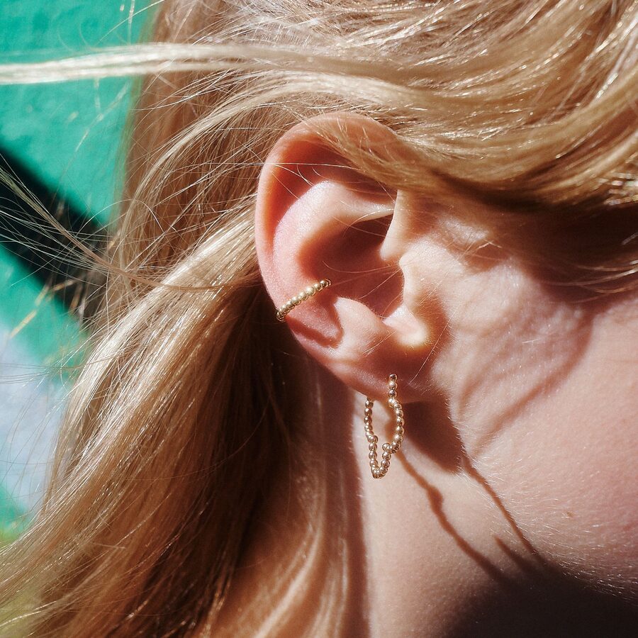 Four leaves earrings